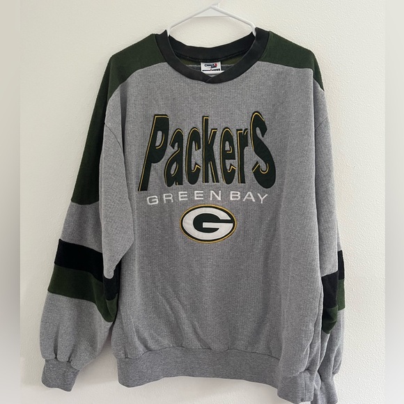 Vintage Green Bay Packers Chalk Line Crewneck - Picture 1 of 5